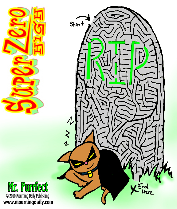 Gravestone RIP Maze