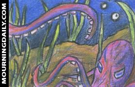 Octopus Sketch Card